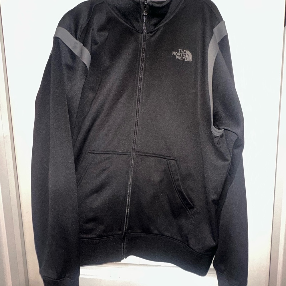 The North Face Black Jacket with Gray Logo